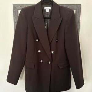Primark Black Double Breasted Blazer | Size 8